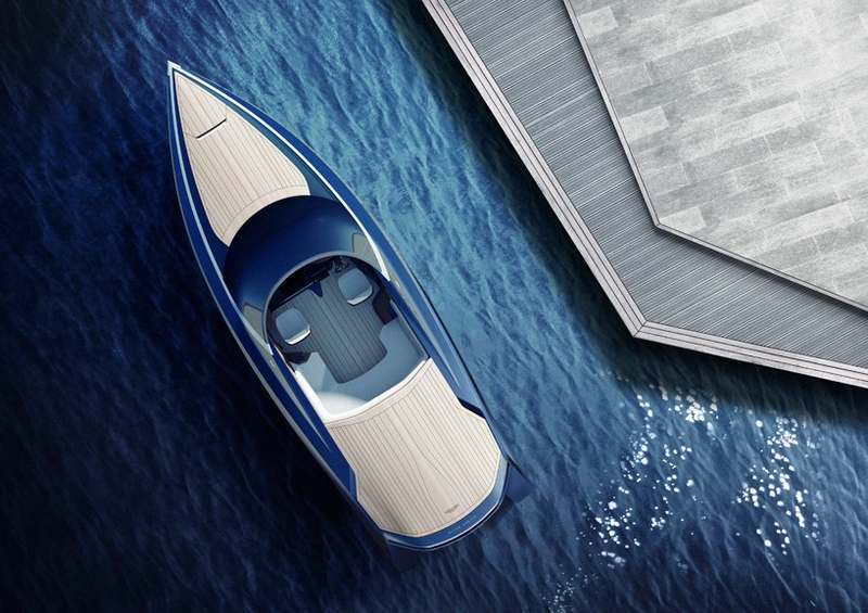 Aston Martin AM37 speedboat by Quintessence Yachts