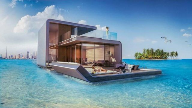 Floating Seahorse villa in Dubai