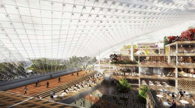 Google's new campus in Mountain View