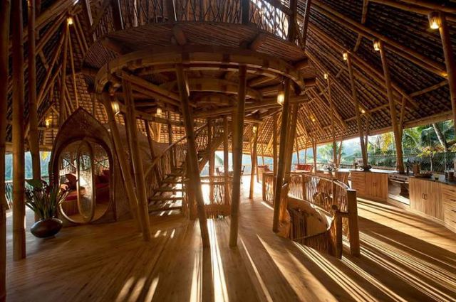 Bamboo houses in Indonesia (3)