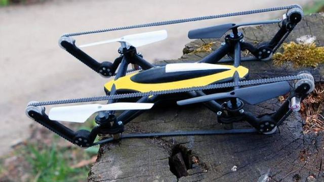 World first Tank-Quadcopter 2