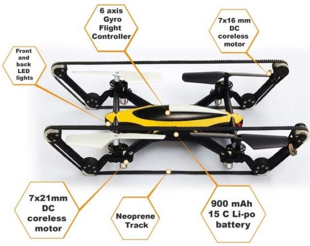 World first Tank-Quadcopter 3