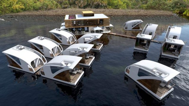 floating Catamaran hotel (4)