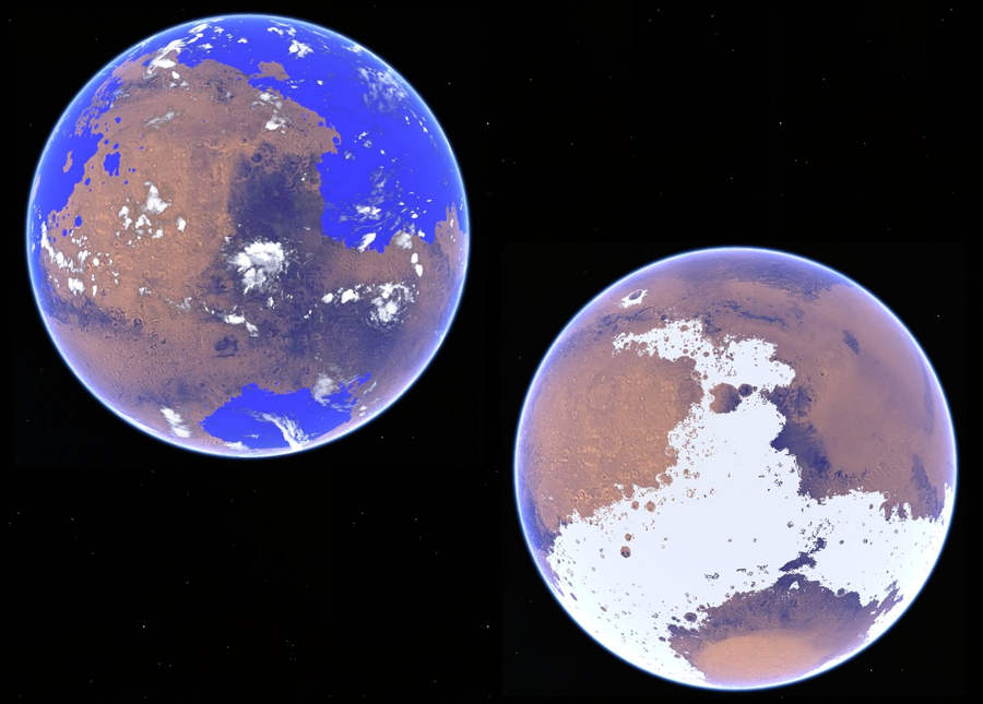 Warm and cold scenarios for early Mars