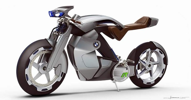 Electric BMW iR motorcycle