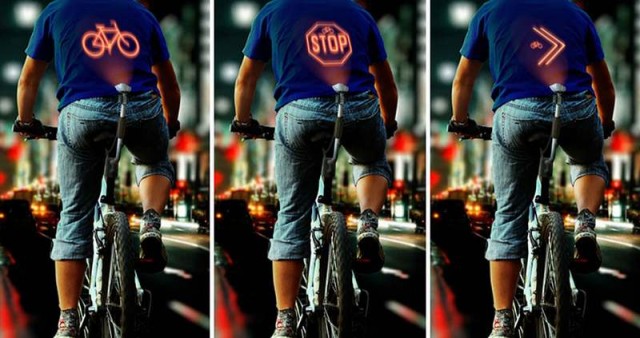 cyclee- Sign Projector concept for bike riders