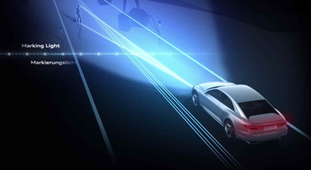 Audi Matrix OLED lights 