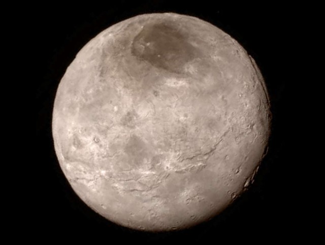 Charon as seen during the flyby