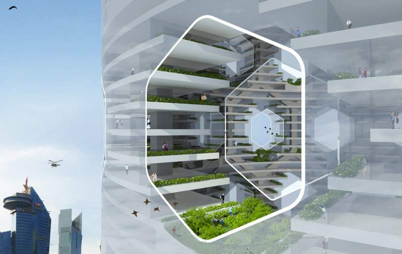Futuristic Vertical City (7)