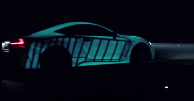 Lexus RC F glowing with your heartbeat