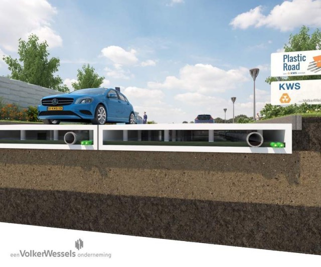 Recycled Plastic Roads project 2