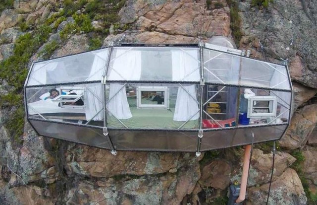 The Skylodge Adventure suites in Peru