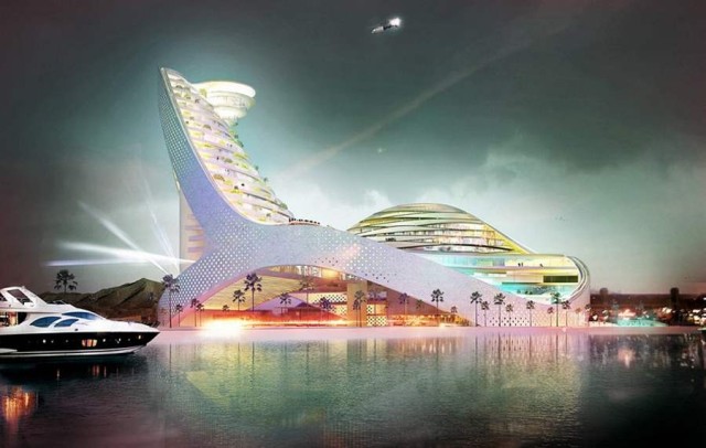 The new Avaza Aqua Park by Julien de Smedt Architects