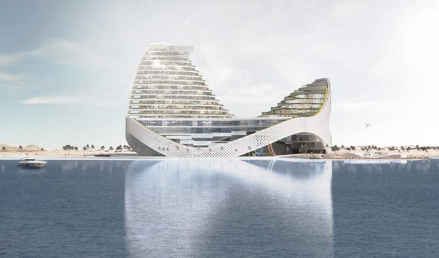 The new Avaza Aqua Park by Julien de Smedt Architects (2)