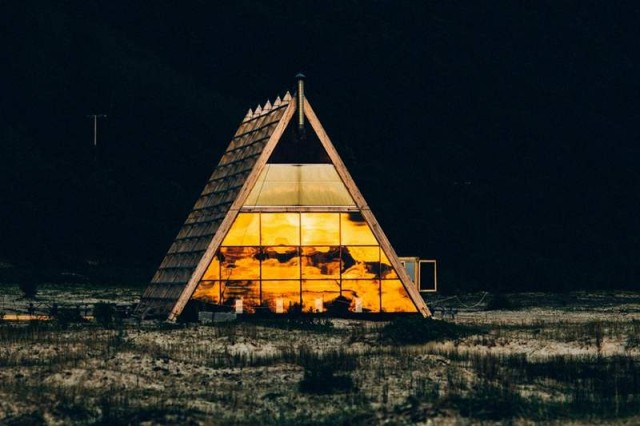 The worlds largest Sauna pyramid