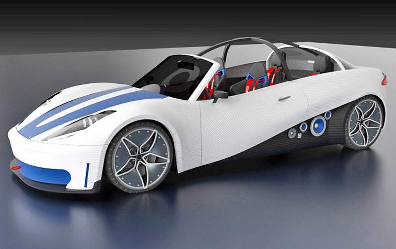 first production line of 3D-printed cars