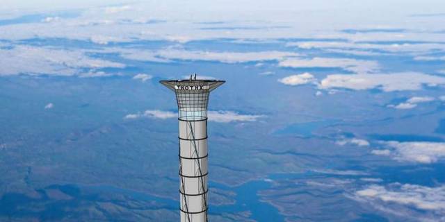 Inflatable Space Elevator