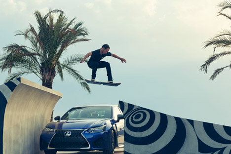 Lexus Hoverboard in first hoverpark