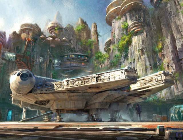 Star Wars parks in Disneyland 2