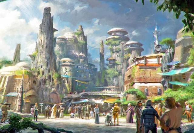 Star Wars parks in Disneyland 3