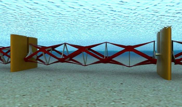 Tidal Fence system to harness the sea’s power