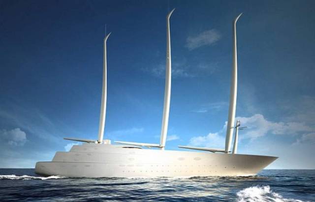 White Pearl largest luxury sailing yacht 