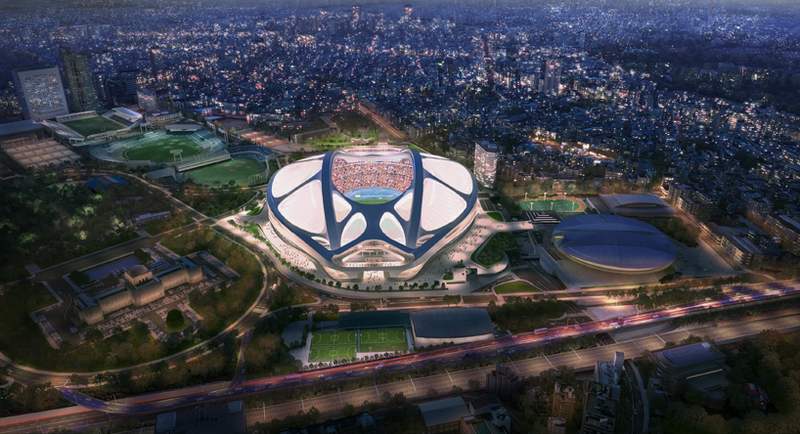 Zaha Hadid Tokyo's National Stadium (10)