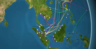 Animated map shows how global Internet is connected | WordlessTech