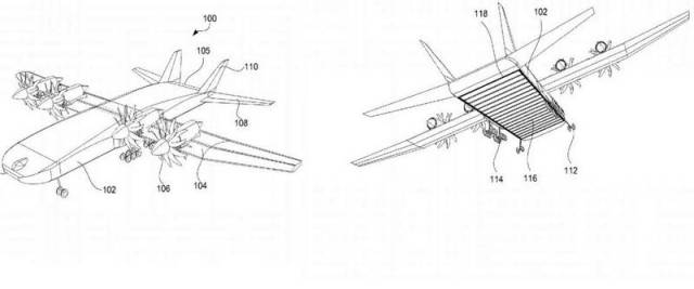 Boeing cargo plane to transfer containers 