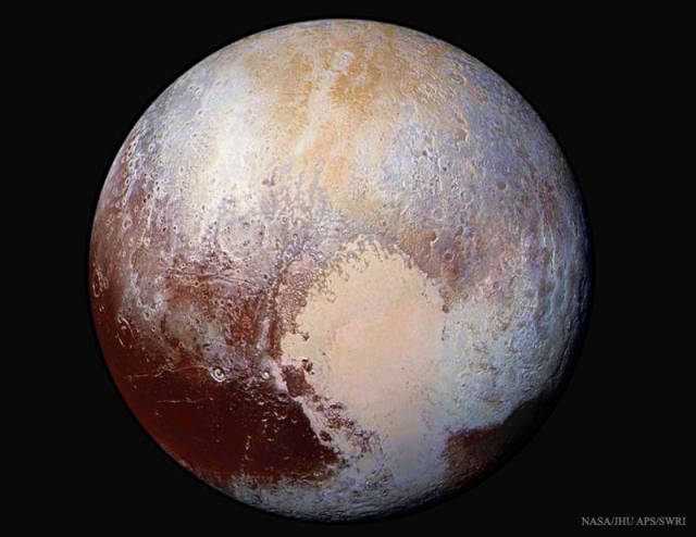 Colorful Pluto 