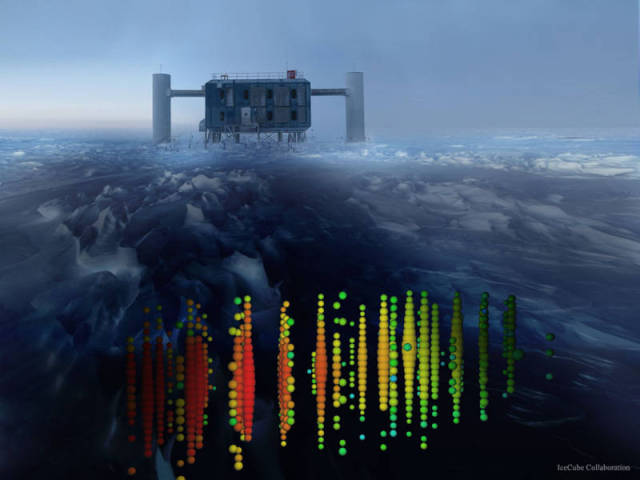 IceCube's Antarctic lab in Antarctica