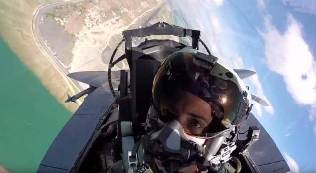 F-15E GoPro flying 