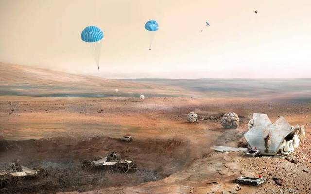 Foster - Partners designs 3D-printed Mars habitat (5)