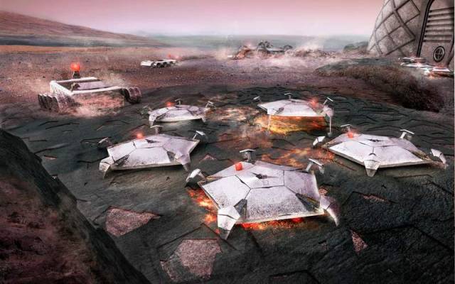Foster - Partners designs 3D-printed Mars habitat (3)