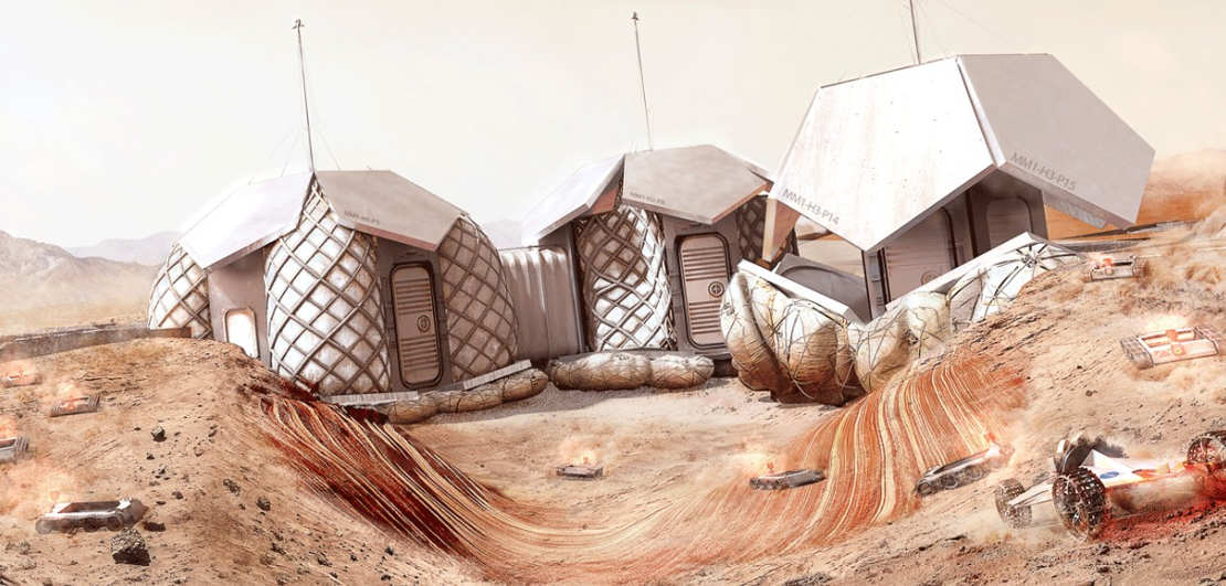 Foster - Partners designs 3D-printed Mars habitat