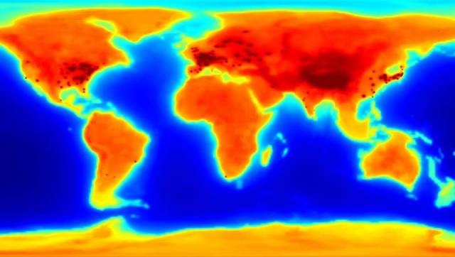 Glowing Antineutrino Global Map 