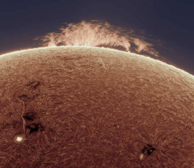 Impressive Prominence on the Sun