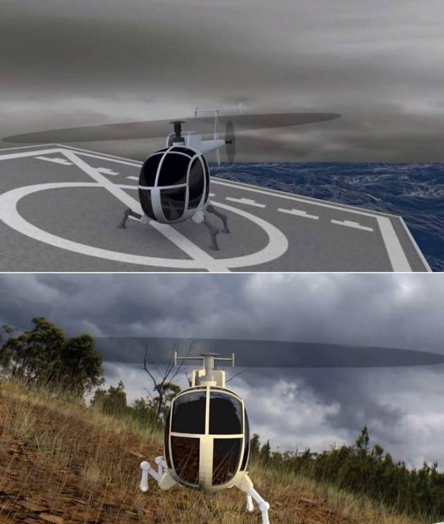 DARPA's new robotic landing gear