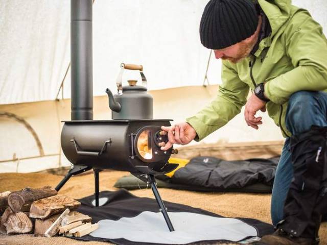 New portable woodburning stove