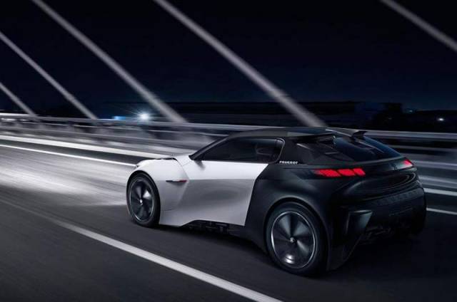 Peugeot Fractal electric car concept 