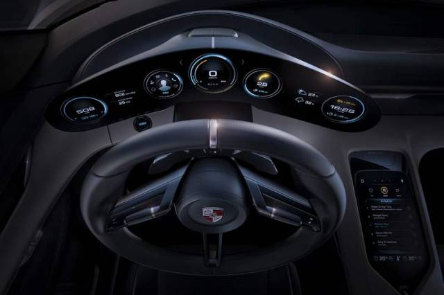 Porsche Mission E world most advanced Interior