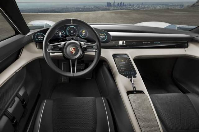 Porsche Mission E Interior 