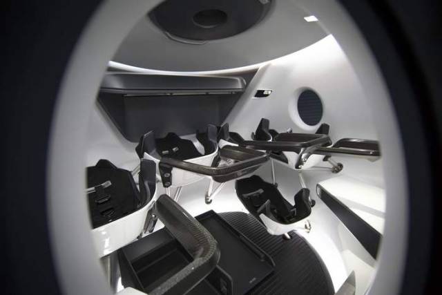 SpaceX Dragon's interior