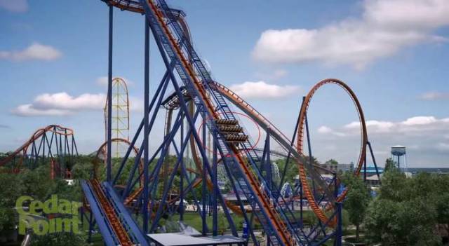 Valravn fastest and longest Dive Coaster