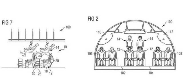 Airbus two-storey passenger seating 2