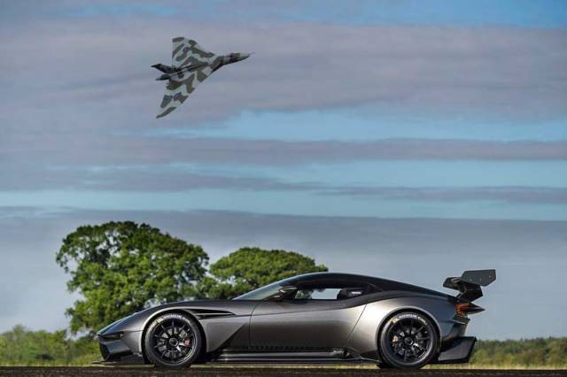 Aston Martin Vulcan and Vulcan XH558 Bomber 