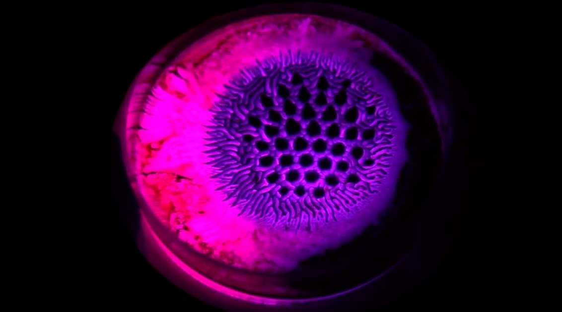 Combine Ferrofluids and Glowsticks