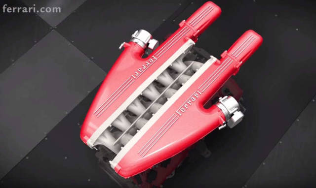 Ferrari F12tdf powertrain 