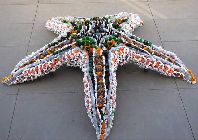 Sculptures Made Entirely Of Beach Waste (5)