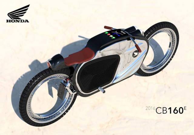 Honda CB160E electric motorbike (4)